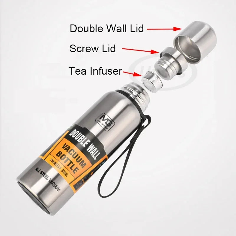Large Stainless Steel Insulated Thermos Bottle-2
