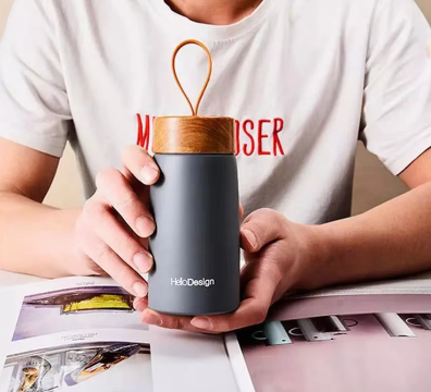 Gourdes isothermes inox (design, personnalisables)
